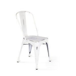 White Metal Chair