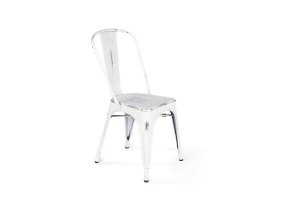 White Metal Chair