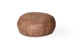 Oversized Suede Ottoman