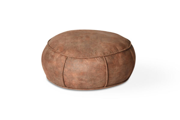 Oversized Suede Ottoman