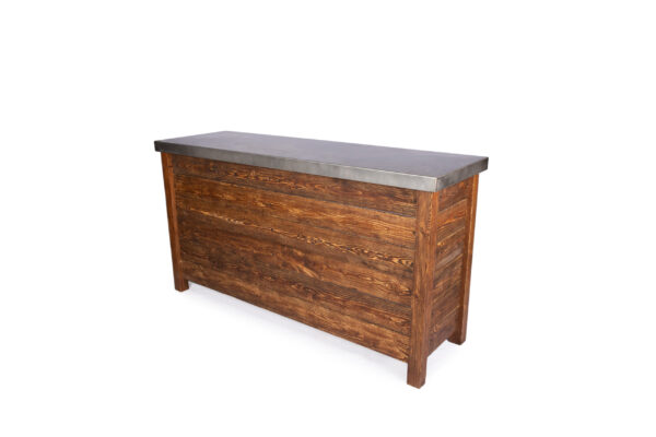 Rustic Bar (Stainless Steel Top) get here!