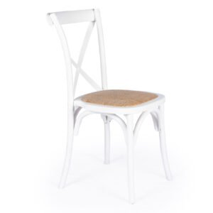 White X-Back Chair