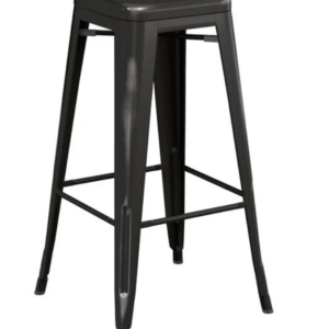 Black Metal Bar Stool for seating