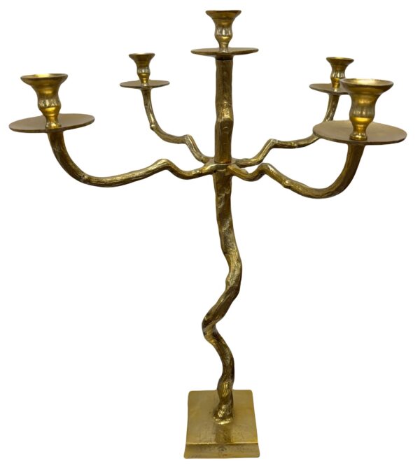 gold tree candelabra