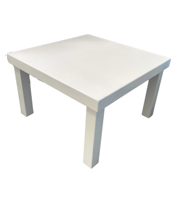 3×3 White Coffee Table