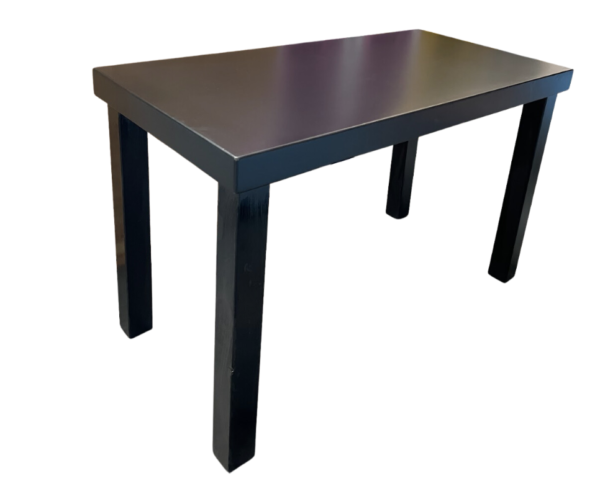 7×2 Black Dining Table